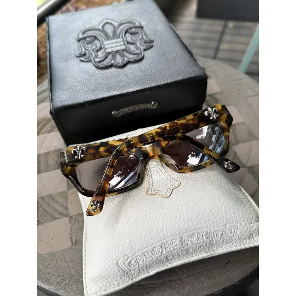 Chrome Hearts Vintage 90s Sunglasses Eyewear Tortoise Collector Rare Archive